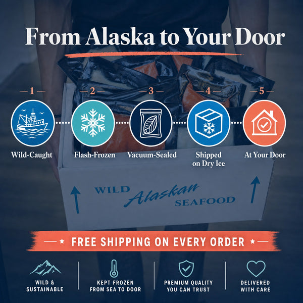 Wild Alaskan Coho Salmon Fillets