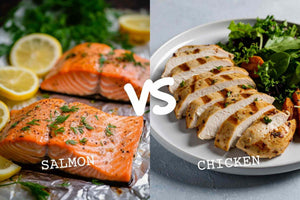 protein salmon vs chicken