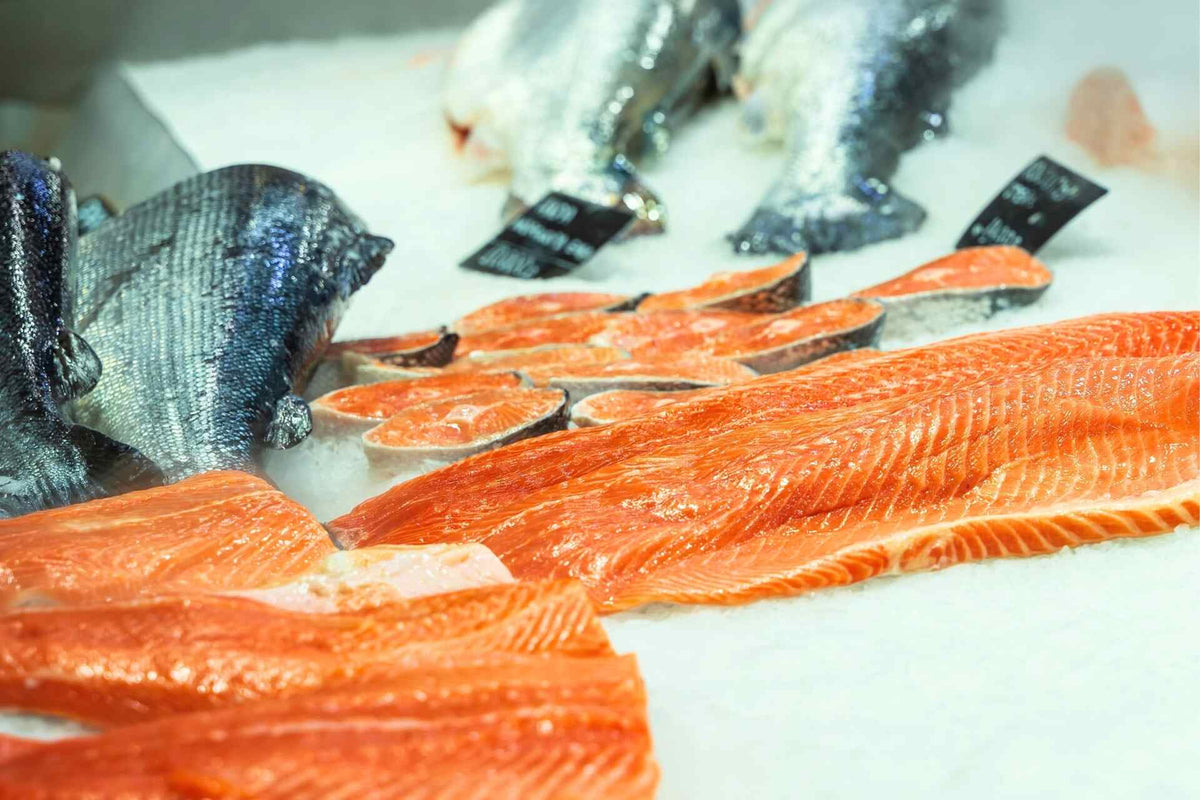 slices of wild caught fish